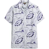 Superdry Open Collar Print Kortarmet Skjorte