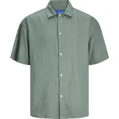 Jack & Jones Faro Linen Oversized Kortarmet Skjorte