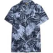 Superdry Open Collar Print Kortarmet Skjorte