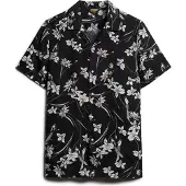 Superdry Open Collar Print Kortarmet Skjorte