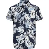 Jack & Jones Oshua Floral Kortarmet Skjorte
