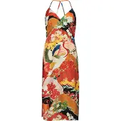 Superdry Vintage Midi Halter Slip Ermeløs Kjole
