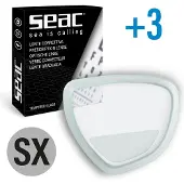 Seac Sub X Eagle Venstre Styrke Glass
