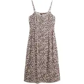 Superdry for woman. W8011566A Print Cami Dress beige (S), Casual, Animal Print, Viscose, Sleeveless / Straps