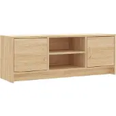 vidaXL TV-benk sonoma eik 102x30x37,5 cm konstruert tre