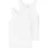 Name It Kids Undertrøye - Noos - NkmTank - 2-pack - Bright White - - 9-10 år (134-140) - Undertrøye