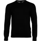 Armani Exchange for man. 8NZM3AZM8AZ1200 Pullover black soft yarn (XL), Casual, Wool