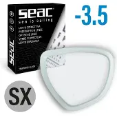 Seac Sub X Eagle Venstre Styrke Glass