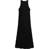Superdry Satin Racer Ermeløs Lang Kjole