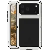 Love Mei iPhone 17 Pro Max Powerful Hybrid-deksel - Hvit