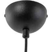 Opviq Hengelampe Berceste, svart, metall, Ø 22 cm, E27