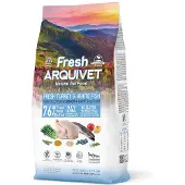 Arquivet Fresh Senior & Light Kalkun og fisk - halvfuktig hundefôr - 10 kg