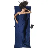 Cocoon lett reisesovepose, rektangulær, 220 x 90 cm, 100 % mikrofiber, twilight blue