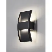 Nielsen Lærk vegglampe sort up/downlight