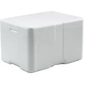 Multi Termokasse med låg EPS 40x30x25 cm 17 ltr. hvid