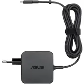 Asus AC65-00 - Strømadapter - AC 100-240 V - 65 watt - Europa - svart - for Chromebook 12; ExpertBook B9; P5; ZenBook 13; 13 OLED; 14; ZenBook Flip 13