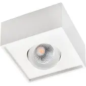 SG ARMATUREN Loftarmatur Cube Lux 1x7W 2700K, 540 lumen, hvid