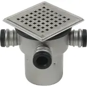 Blücher 110 mm afløbsskål til beton, med studs, lodret, flex