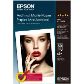 Epson Archival - Matt - Super A3/B (330 x 483 mm) - 192 g/m² - 50 ark papir - for SureColor SC-P700, P7500, P900, P9500, T2100, T3100, T3400, T3405, T5100, T5400, T5405