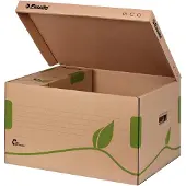 Esselte Oppbevaringsboks Eco FSC for 80/100 åpen øverst Naturbrun - (10 stk.)