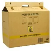 Multi Papkasse til risikoaffald 500x248x320 mm,10 stk/krt