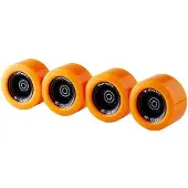 Yuneec EGOCR006, Skateboard hjul, Sort, Oransje, 4 stykker