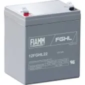 FIAMM 10 Års Blybatteri 12v/5Ah Long Life