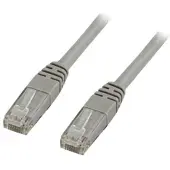 X-SHIELD - Koblingskabel - RJ-45 (hann) til RJ-45 (hann) - 10 m - UTP - CAT 6 - halogenfri, formstøpt - grå