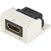 Panduit MINI-COM HDMI Coupler Module - HDMI-kobler - HDMI hunn til HDMI hunn - gulaktig hvit