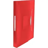 Esselte Vivida - Dokumentmappe - kan utvides - 6 rom - for A4 (210 x 297 mm) - kapasitet: 300 ark - med fliker - livlig rød