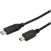StarTech.com USB C til Mini USB-kabel - 6 fot / 2m - M/M - USB 2.0 - Mini USB-ledning - USB C til Mini B-kabel - USB Type C til Mini USB (USB2CMB2M) - USB-kabel - USB-C (han) til mini-USB type B (han