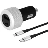 JustMobile Just Mobile Highway Turbo med USB-C til Lightning-kabel