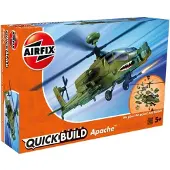 Airfix Apache Helicopter, Rotorcraftmodell, Monteringssett, Apache, 37 stykker, 5 år, Militært luftfartøy