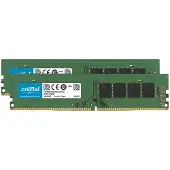 Crucial - DDR4 - sett - 16 GB: 2 x 8 GB - DIMM 288-pin - 3200 MHz / PC4-25600 - CL22 - 1.2 V - ikke-bufret - ikke-ECC