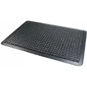 Floortex anti-trøtthets gummimatte 90x150 cm sort
