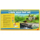 Sera Aqua-Test Set, Vanntestsett, Karbonathardhet (KH), Generell hardhet (GH), Nitrogen dioxide (NO2), pH, Boks, Tyskland