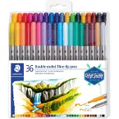 Staedtler Double-ended fibre-tip pens 36pcs