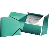 Esselte - 3-fliksmappe - for A4 (210 x 297 mm) - kapasitet: 350 ark - grønn