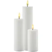Tork Juledekorasjon Sirius Sirius Smilla oppladbart lyssett Ø 5 cm - hvit - 3 stk