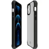 Itskins FERONIABIO // PURE - Baksidedeksel for mobiltelefon - wheat straw and biopolymers (feroniabio) - svart, gjennomsiktig - for Apple iPhone 12 Pro Max