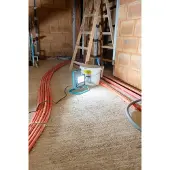 Eglo Avelar utendørs LED-spot, svart/turkis, bredde 32 cm, metall