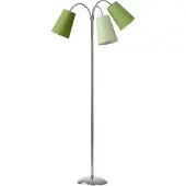 Nielsen Gulvlampe SALSA krom med E14/E27 skjerm