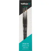 Vallejo B02991, Børstesett, Designbørster, Syntetisk