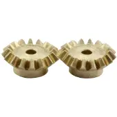 SOL EXPERT Messing mikro tannhjulsett modul 0,3 Z16K3 metall tannhjul (Ø x H) 5,22 mm x 1 mm 2 stk