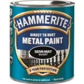 Hammerite Silkemat - Sort - 250 ml.