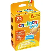 Carioca Tempera maling for fingermaling 8 farger