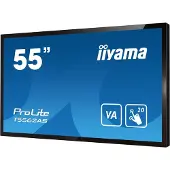 Iiyama ProLite T5562AS-B1 - 55 Diagonalklasse (54.6 synlig) LED-bakgrunnsbelyst LCD-skjerm - interaktiv digital skilting - med pekeskjerm (multiberørings) - Android - 4K UHD (2160p) 3840 x 2160 - sva