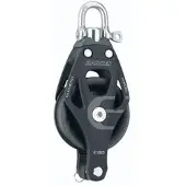 Harken Enkelt Svivelblokk Med Kroktrinse 60 Mm
