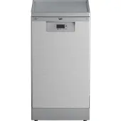 Beko BDFS15020X, Frittstående, Slimline (45 cm), Sølv, Sølv, Knapper, LED