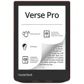 Pocketbook Verse PRO - eBook-leser - Linux 3.10.65 - 16 GB - 6 16 grånivåer (4-bts) E Ink Carta (1072 x 1448) - berøringsskjerm - Bluetooth, Wi-Fi - rød